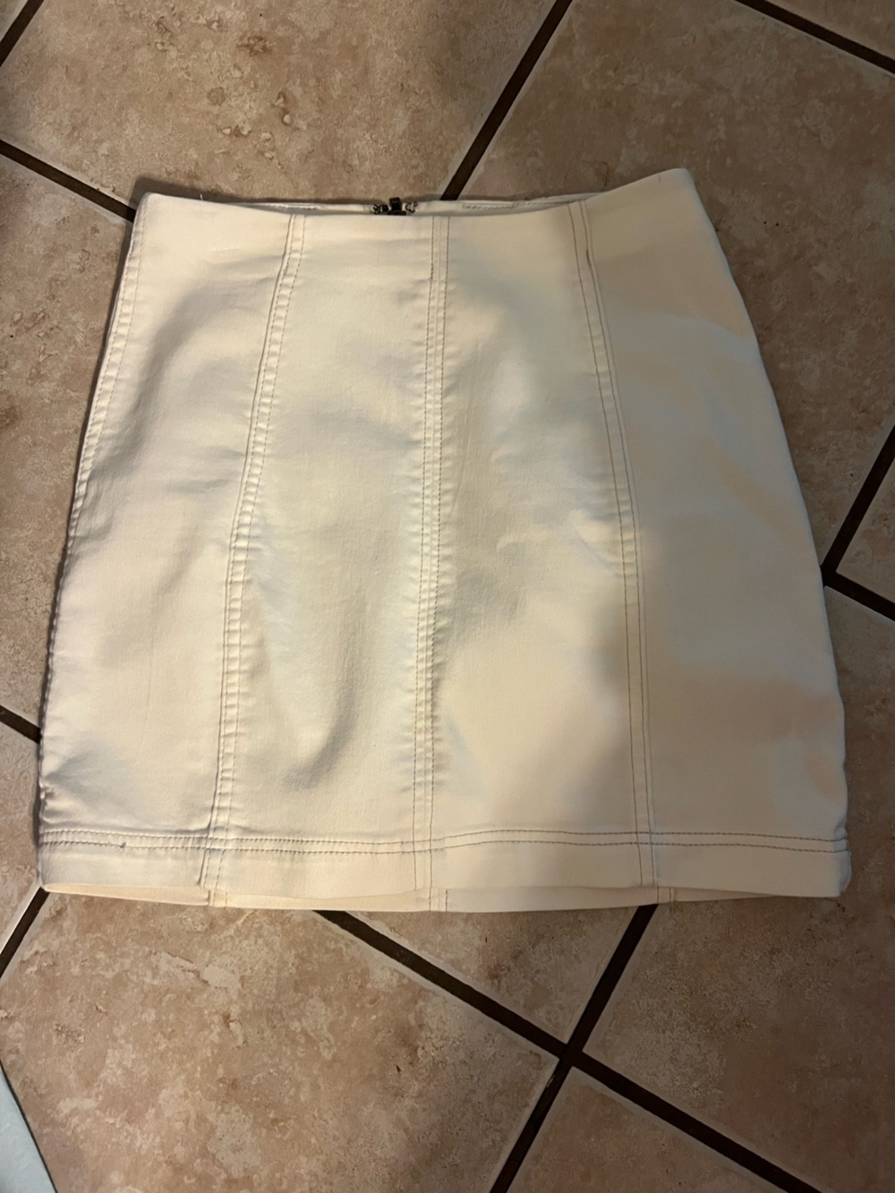 Anna Sui Cream Straight Leg Chinos